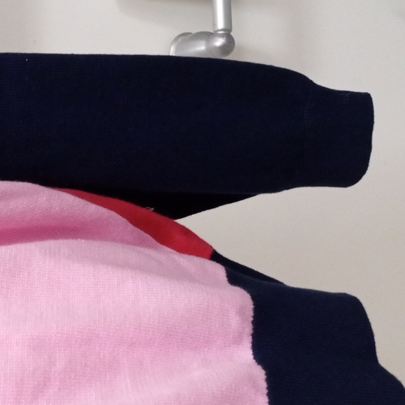 XXL color blocked sweater with 1 blue arm and 1 maroon with color fusion!!! EUC - Picture 6 of 8